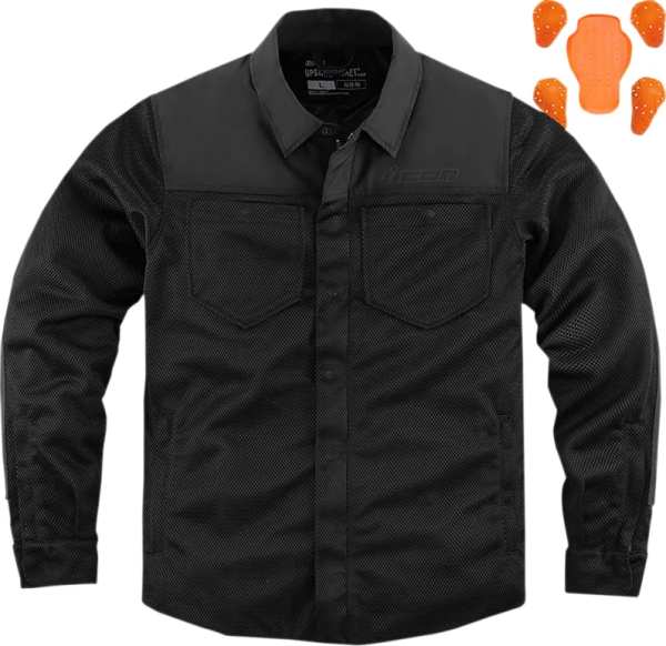Shirt Upstateriding Bk 3x Black 3XL, 1, nordicamoto.ro