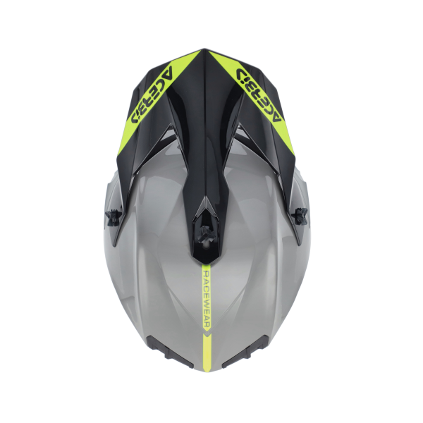 Acerbis Linear 22-06 egyszínű szürke M méretű bukósisak, 5, nordicamoto.ro