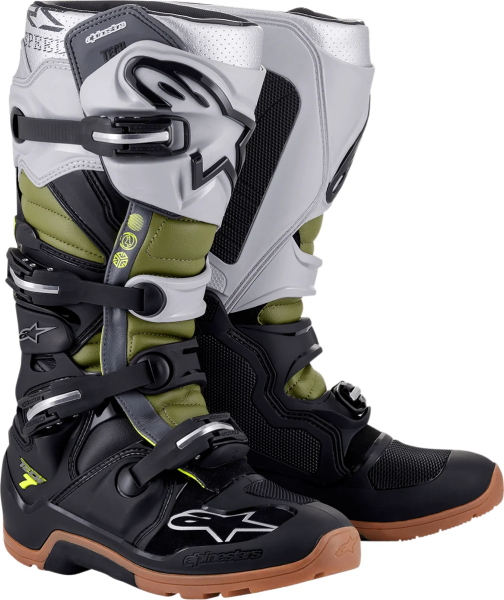 Cizme Alpinestars Tech 7 Enduro Black/Silver 49,5, 2, nordicamoto.ro