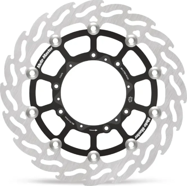 Flame sorozat – lebegő rotor, fekete, rozsdamentes acél, 1, nordicamoto.ro