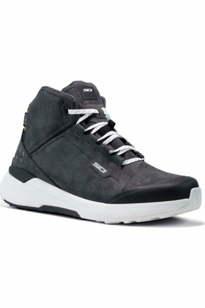 Sidi Nucleus Suede WP csizma, fekete/fehér, 3, nordicamoto.ro