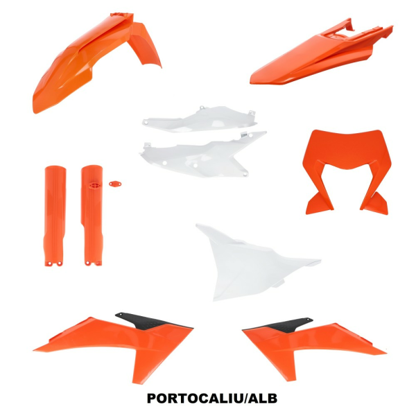 Acerbis teljes műanyag karosszériakészlet a KTM EXC/EXC-F 2024–2025-ös modelljeihez, fekete, 4, nordicamoto.ro