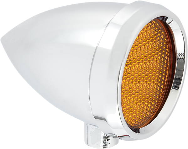 Smooth Style Speeding Bullet Led Marker Lights Chrome, 1, nordicamoto.ro