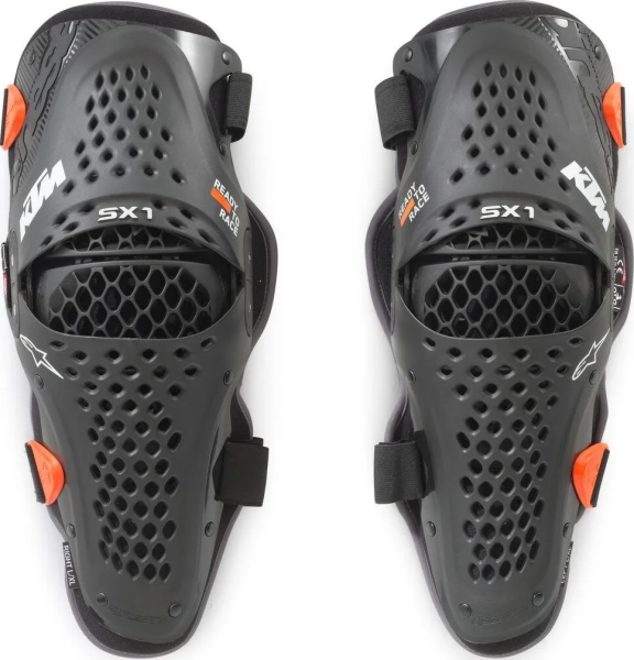 KTM SX-1 V2 fekete térdvédők, L/XL, 1, nordicamoto.ro