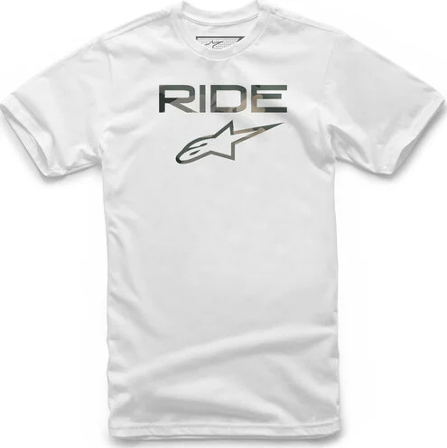 Ride 2.0 T-shirt White, Military Green  S, 1, nordicamoto.ro