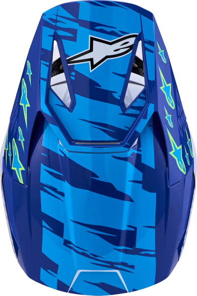 Alpinestars SM3 Falcon gyermek sisak, kék/fekete/rózsaszín, L-es méret, 5, nordicamoto.ro