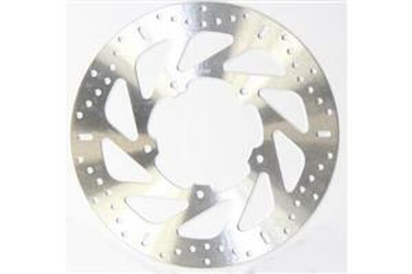 Round Hpsr Solid Brake Rotor Silver, Stainless Steel, 1, nordicamoto.ro