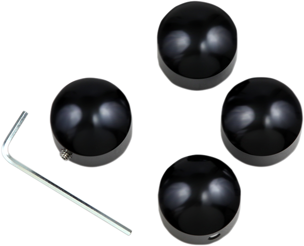 Head Bolt Covers Black, 1, nordicamoto.ro