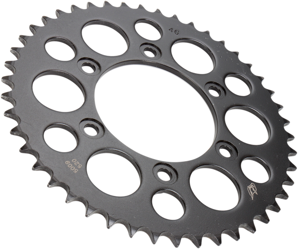 Lightweight Steel Sprocket Black, Zinc, 1, nordicamoto.ro