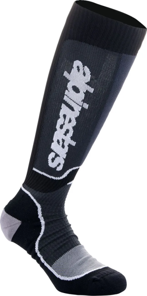 Sosete Alpinestars MX Plus fekete/fehér, M méret, 1, nordicamoto.ro