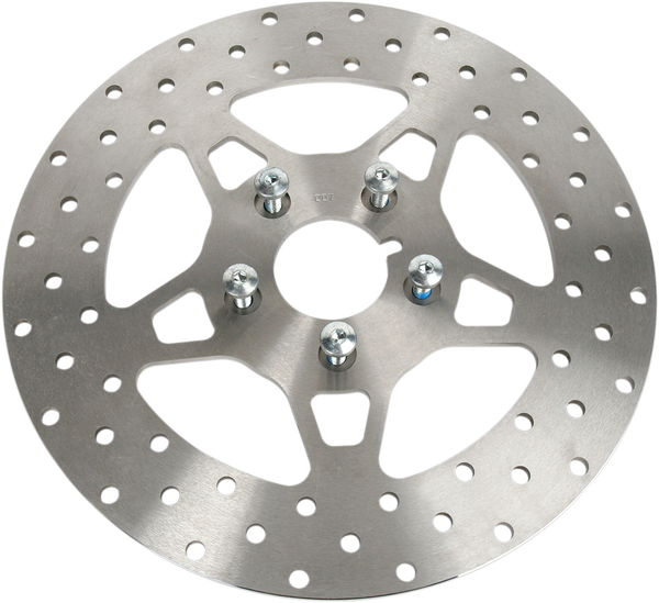 Fsd Series Stainless Steel Front Brake Rotor For Big Twins Polished, 1, nordicamoto.ro