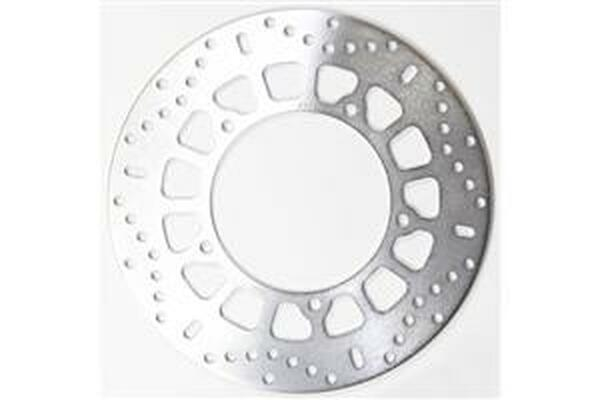 Round Hpsr Solid Brake Rotor Silver, Stainless Steel, 1, nordicamoto.ro
