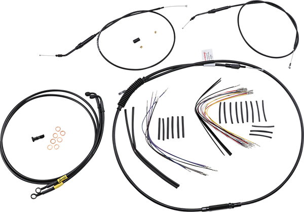Jail Bar Cable Kit Black, 1, nordicamoto.ro