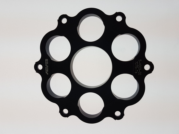 Ducati Sprocket Carrier Black, Anodized, 1, nordicamoto.ro