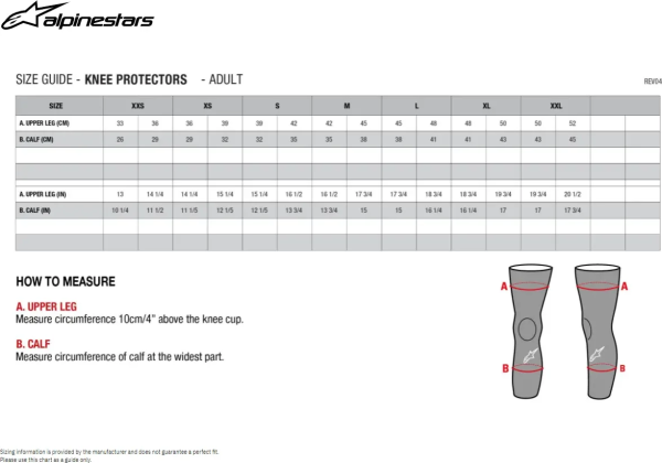 Alpinestars Bionic Plus térdvédők, fekete, L/XL, 2, nordicamoto.ro