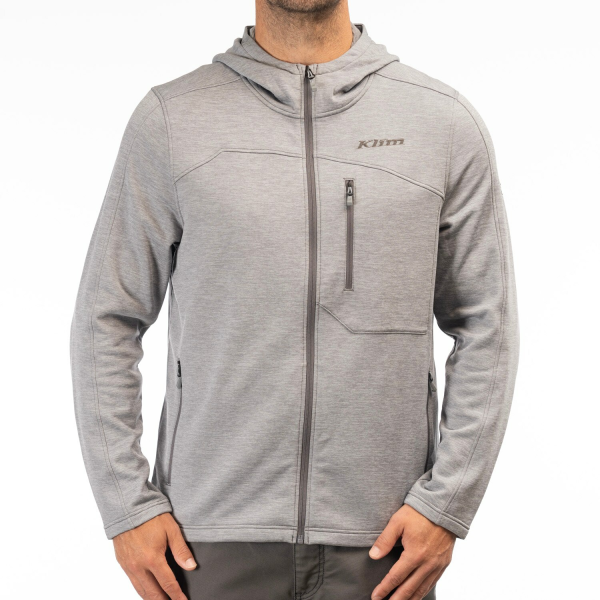 Hanorac Snowmobil Klim Echo Wool Fleece Mid Layer Black, 1, nordicamoto.ro