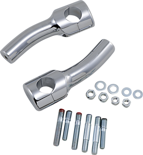 Big Buffalo Handlebar Riser Silver, 2, nordicamoto.ro