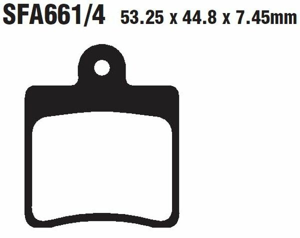 Sfa Series Organic Scooter Brake Pads, 1, nordicamoto.ro