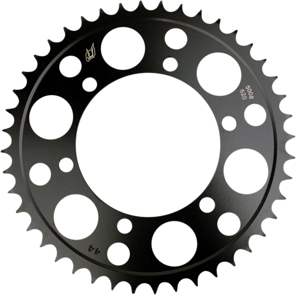 Lightweight Steel Rear Sprocket Black, Anodized, 1, nordicamoto.ro