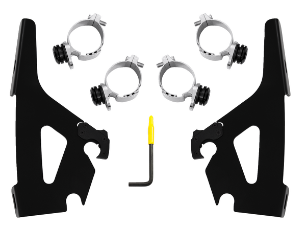 Batwing Fairing Trigger-lock Mounting Kit Black, 1, nordicamoto.ro