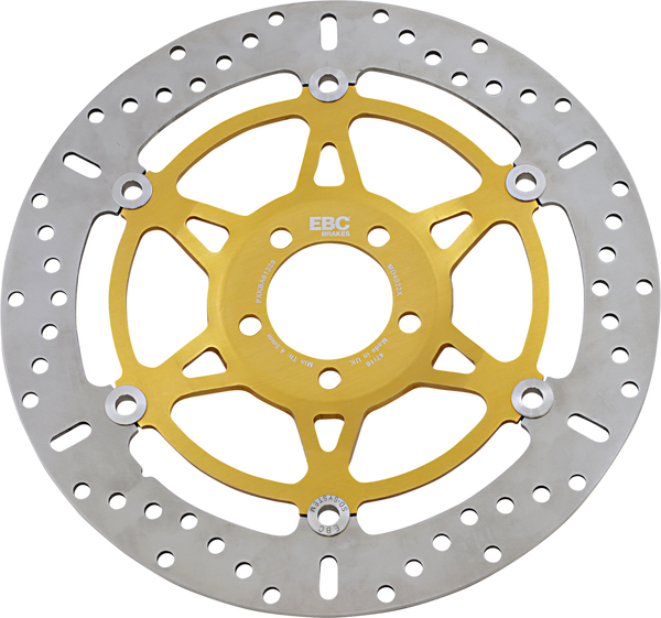 Md Series Pro-lite Contour X Brake Rotor Polished Steel, Yellow, 1, nordicamoto.ro