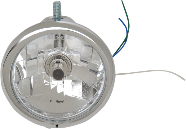 5-3/4(r) Headlight Chrome, 1, nordicamoto.ro