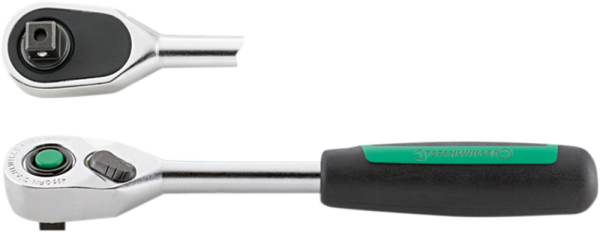 Quickrelease Ratchet Insert Tools 193 Mm Black, Chrome, Green, 1, nordicamoto.ro