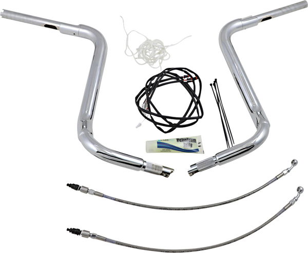 1-1/2(r) Ez Install Rounded Top Handlebar Kit Silver, 2, nordicamoto.ro