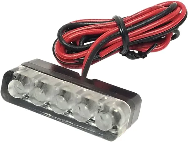 LED-es rendszámtábla-megvilágító sáv, fehér, 1, nordicamoto.ro