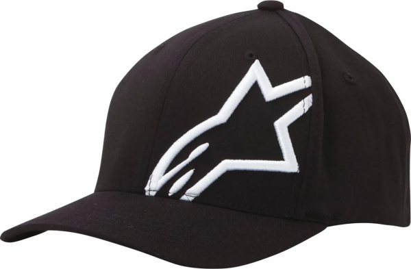ALPINESTARS Corp Shift 2 sisak ívelt karimával, fekete/fehér, L/XL méret, 1, nordicamoto.ro