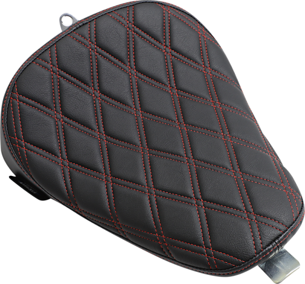 Bobber Solo Seat Black, Red, 1, nordicamoto.ro
