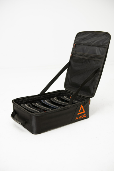 AMOQ Hardshell Goggle Bag Black/Orange, 3, nordicamoto.ro