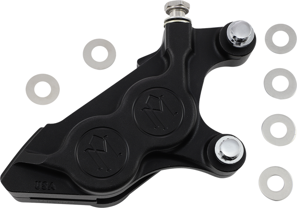 4-piston Caliper Black, Black Ops, 2, nordicamoto.ro