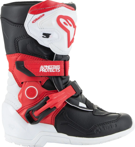 Alpinestars Tech 3s gyermekcsizma, piros/fehér/fekete, 32-es méret, 3, nordicamoto.ro