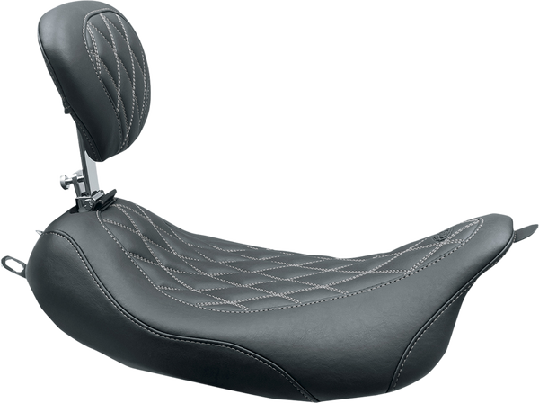 Wide Tripper Solo Seat With Removable Driver Backrest Black, 2, nordicamoto.ro