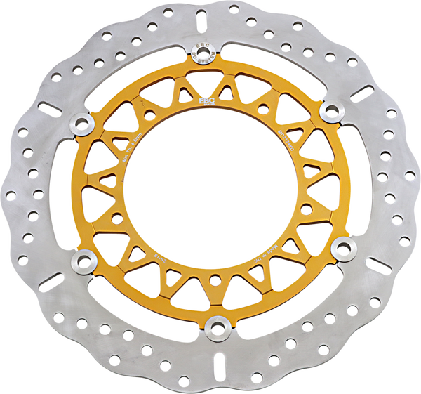 Pro-lite Xc Contour Brake Rotor Aluminum, Gold, Silver, 1, nordicamoto.ro