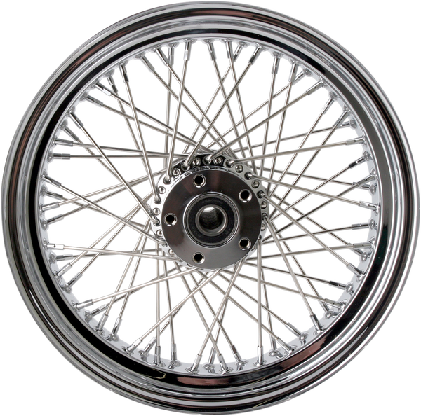 Front Wheel 21x2.15 Single-disc 80-spoke Chrome Silver, 3, nordicamoto.ro