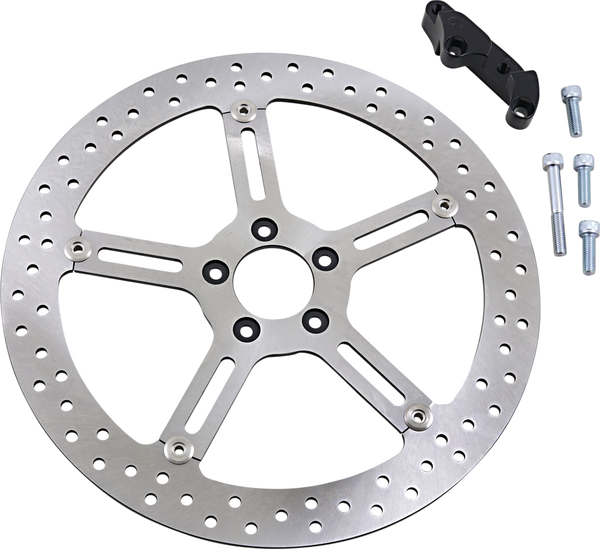 Big Brake Floating Rotor Kit Silver, 2, nordicamoto.ro