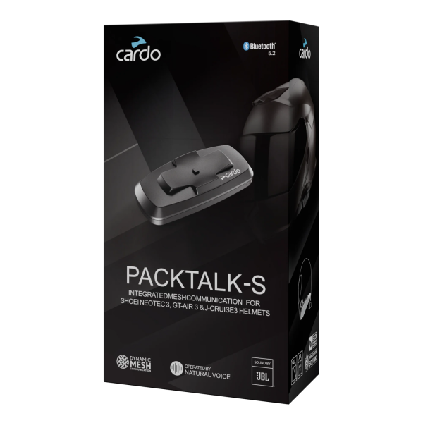 Cardo Packtalk-S kommunikációs rendszer (SHOEI Gen 3 sisakokhoz), 1, nordicamoto.ro