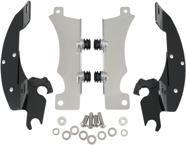 Fats/slim Windshield Trigger-lock Complete Mount Kit Black, 1, nordicamoto.ro