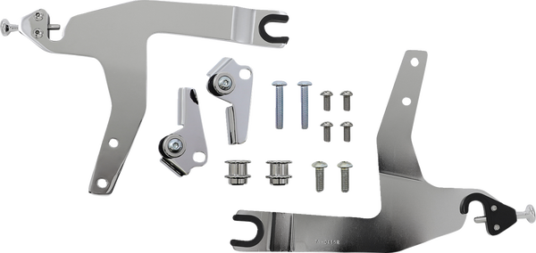 Detachable Backrest Kit Silver, 3, nordicamoto.ro