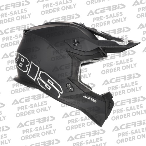 Acerbis Linear 22-06 egyszínű fekete/fehér sisak, S-es méret, 2, nordicamoto.ro