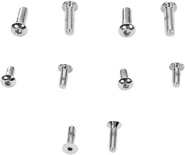 Chrome Socket-head Screws Silver, 1, nordicamoto.ro