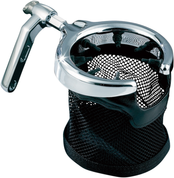 Universal Drink Holder With Basket Black, 1, nordicamoto.ro