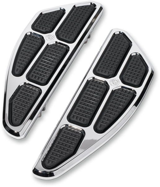 Boss Floorboards Black, Chrome, 1, nordicamoto.ro