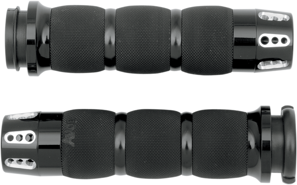 Gatlin Air Cushioned Grips Black, 1, nordicamoto.ro