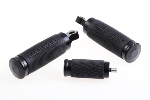 Footrest Set Race Black, 1, nordicamoto.ro