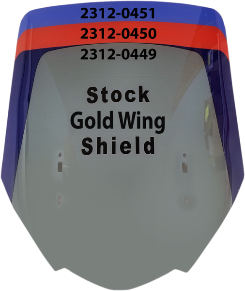 Gold Wing Wraparound Windshield Clear, 1, nordicamoto.ro