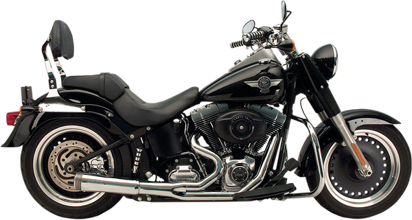 Fatshot 2-into-1 Softail Exhaust Chrome, 1, nordicamoto.ro