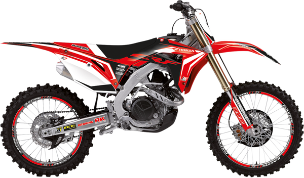 Graphics Kit With Seat Cover Black, Red, 3, nordicamoto.ro